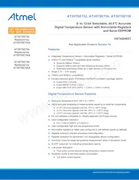 AT30TSE758-XM8-T Datasheet Cover