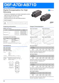 D6F-70A7-000 Datasheet Pagina 20