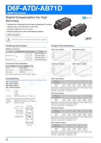D6F-70AB71D-000-0 Datasheet Cover