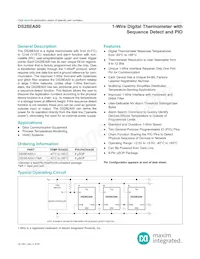 DS28EA00U+ Datasheet Cover