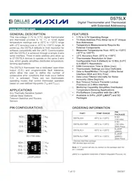 DS75LXS+T&R Datasheet Cover
