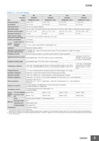 E2EM-X30MX1-M1J 0.3M Datasheet Pagina 3