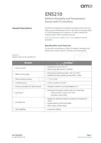 ENS210-LQFT Datasheet Copertura