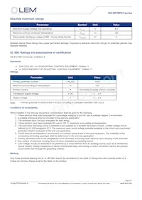 HO 15-NP/SP33-1000數據表 頁面 2