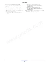 KAI-08051-FXA-JB-B2 Datasheet Pagina 20