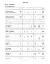 KAI-1020-FBA-JD-BA數據表 頁面 9