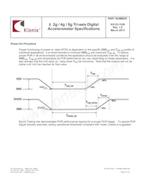 KX123-1039 Datasheet Pagina 9