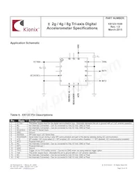 KX123-1039 Datasheet Pagina 14