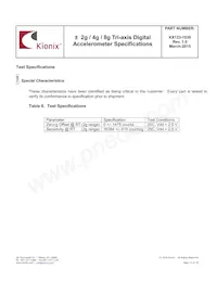 KX123-1039 Datasheet Pagina 15