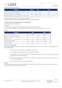 LF 210-S數據表 頁面 2