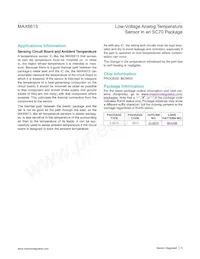 MAX6613MXK+TG103 Datasheet Page 5