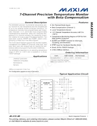 MAX6693UP9A+TG05 Datasheet Copertura