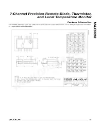 MAX6698EE34+T Datasheet Page 23