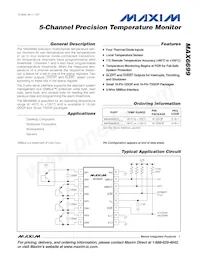 MAX6699UE99+T Datenblatt Cover