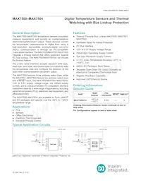 MAX7503MUA+TG24 Datasheet Cover