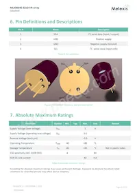 MLX90640ESF-BAA-000-SP Datasheet Page 8