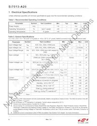 SI7013-A20-YM1 Datasheet Page 4