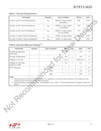 SI7013-A20-YM1 Datasheet Pagina 11