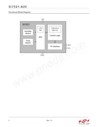 SI7021-A20-YM0R Datasheet Page 2