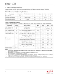 SI7021-A20-YM0R Datasheet Pagina 4