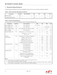 SI7051-A20-ZM Datasheet Page 4