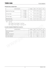 TCD1305DG(8Z Datenblatt Seite 5