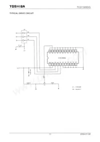 TCD1305DG(8Z數據表 頁面 11