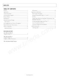 ADXL335BCPZ-RL Datasheet Page 2