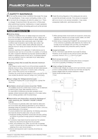 AQY212G2SZ Datasheet Page 6