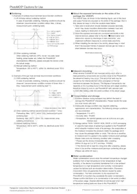 AQY212G2SZ Datasheet Pagina 9