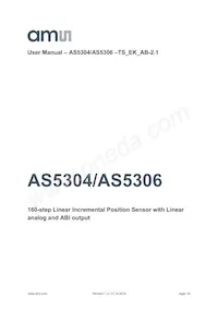 AS5306B-ATSM Datasheet Cover