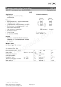 B57261V2333J060 Datasheet Pagina 2