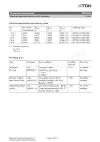 B57541G1104F000 Datasheet Page 3