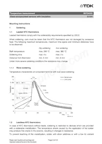 B57541G1104F000 Datasheet Pagina 9