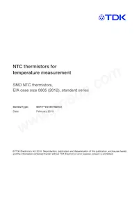 B57620C5223J062 Datasheet Cover