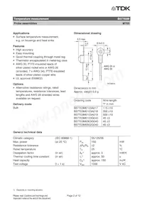 B57703M0103A018 Datasheet Pagina 2