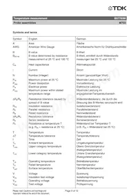 B57703M0103A018 Datasheet Pagina 9