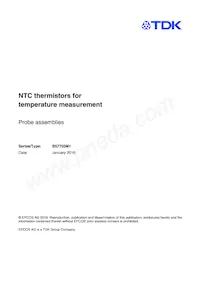 B57703M1104A002 Datasheet Copertura