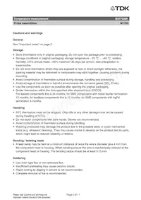 B57703M1104A002 Datasheet Pagina 5