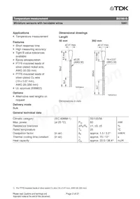 B57861S0502F045 Datasheet Pagina 2