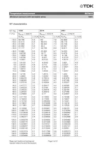 B57861S0502F045 Datasheet Pagina 5