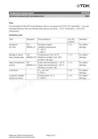 B57863S0303G040 Datasheet Pagina 3