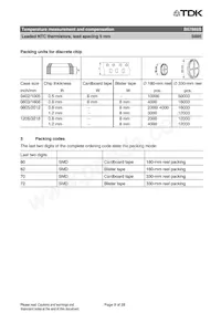 B57885S0303F000 Datenblatt Seite 9