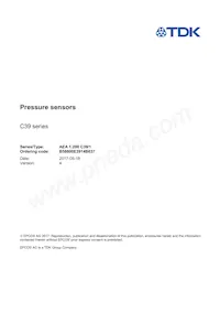 B58600E3914B637 Datasheet Copertura