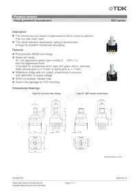 B58611K1500A007 Datasheet Pagina 2