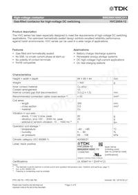 B88269X1000C011 Datasheet Page 2