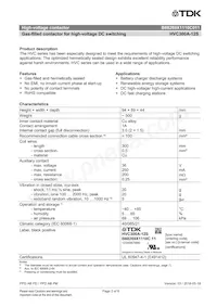 B88269X1110C011 Datasheet Pagina 2