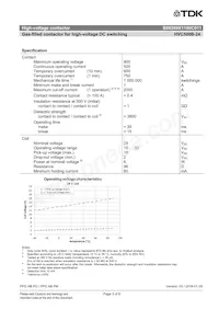 B88269X1180C011 Datasheet Page 3