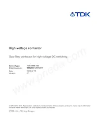 B88269X1200C011 Datasheet Copertura