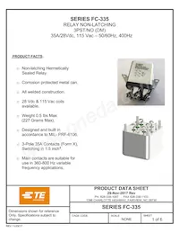 FC-335-SY9 Datasheet Cover